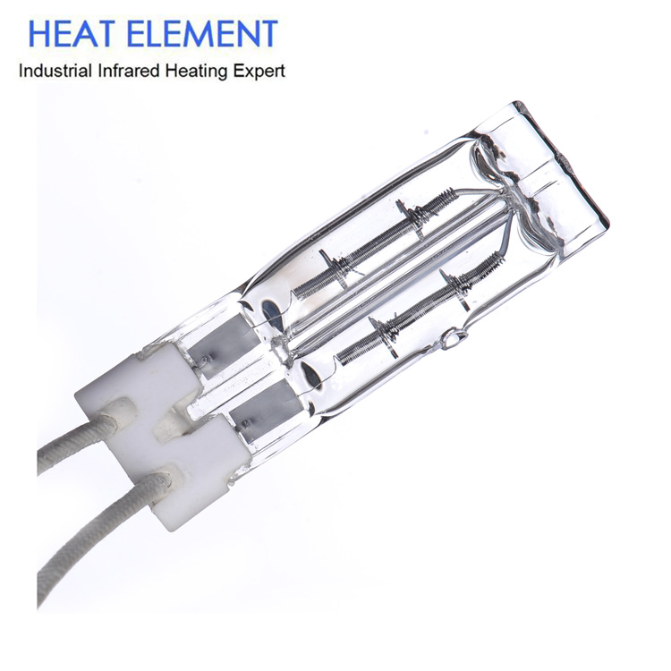 Lâmpada de aquecimento infravermelho de tubo único Quartz de reposição Philips com CE