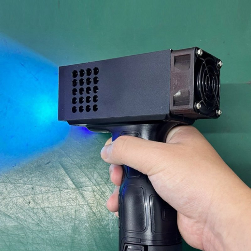395nm Lâmpada LED UV de Alta Potência Portátil 8W/Cm² para Reparação de Carroceria Automotiva Pintura de Carros Secagem