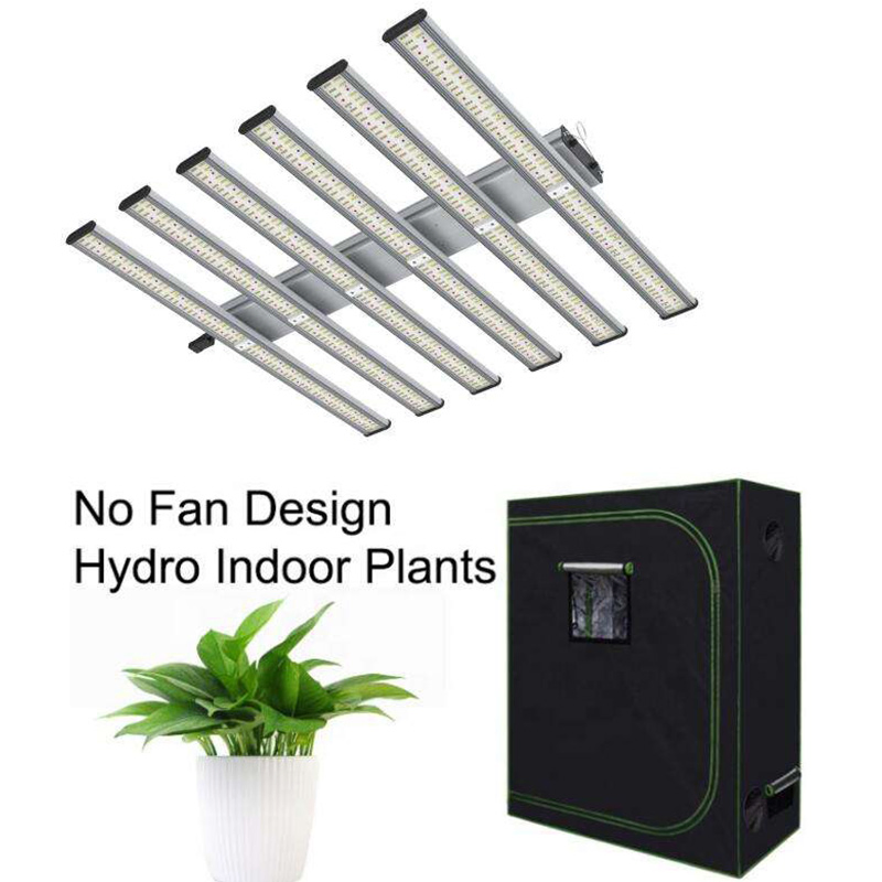 640W Barra de Luz de Crescimento LED UV IR de Espectro Completo 0-10V Dimmer IP65 para Agricultura Vertical Alumínio para Crescimento de Flores de Plantas Vermelhas