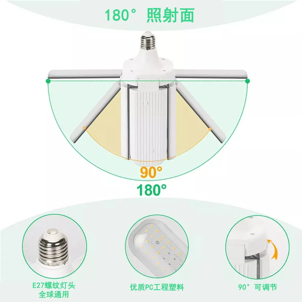 Lâmpada de Cultivo LED de Espectro Completo Dobrável para Estufa, Sementeira Interna, Flores, Plantas, Frutas, Suculentas, Hidropônica, Fito