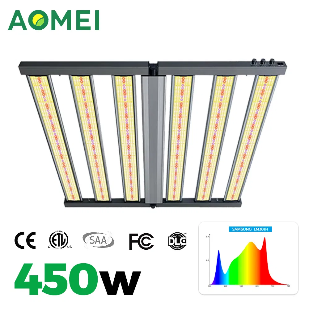 IR UV 450W Mamute com Refletor Lm301 Lm301b Lm301h Luz de Crescimento LED para Agricultura Vertical