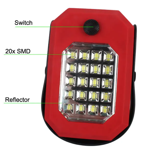 Luzes de Inspeção em Engenharia Automotiva Lâmpada de Trabalho LED