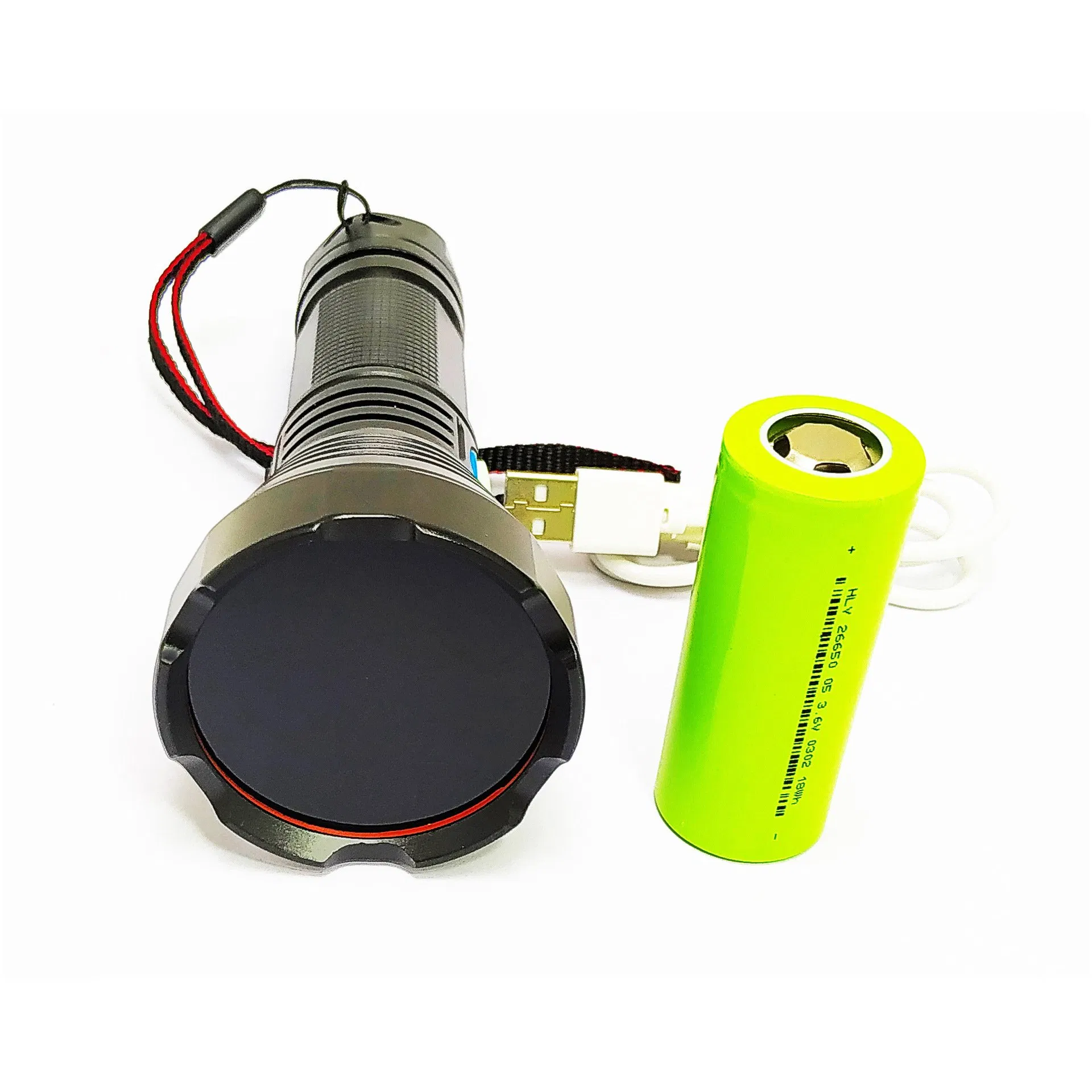 Filtro de Detecção de Dinheiro com Espelho Preto LED de Alta Potência 15W LG Lanterna de Luz Roxa para Inspeção 365nm