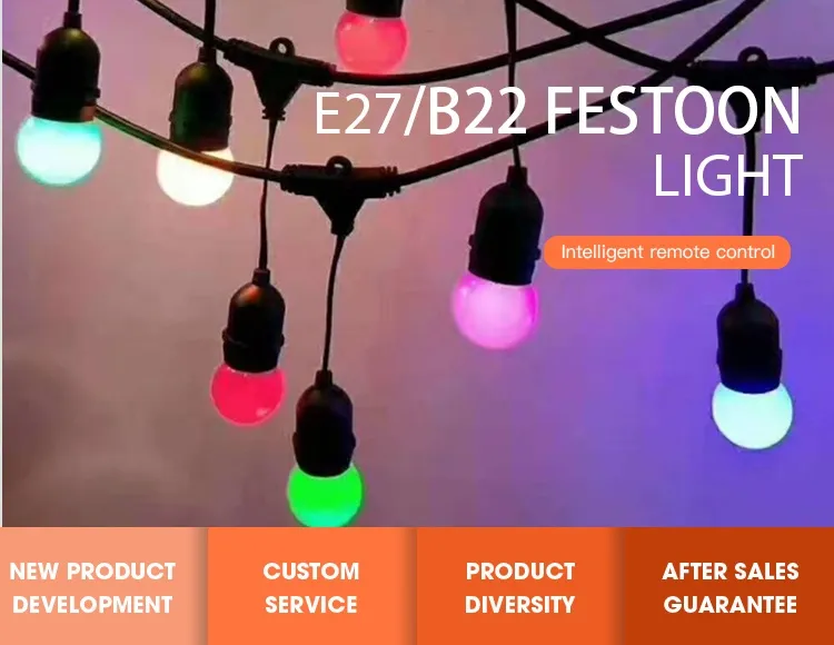 Luzes festoon RGB
