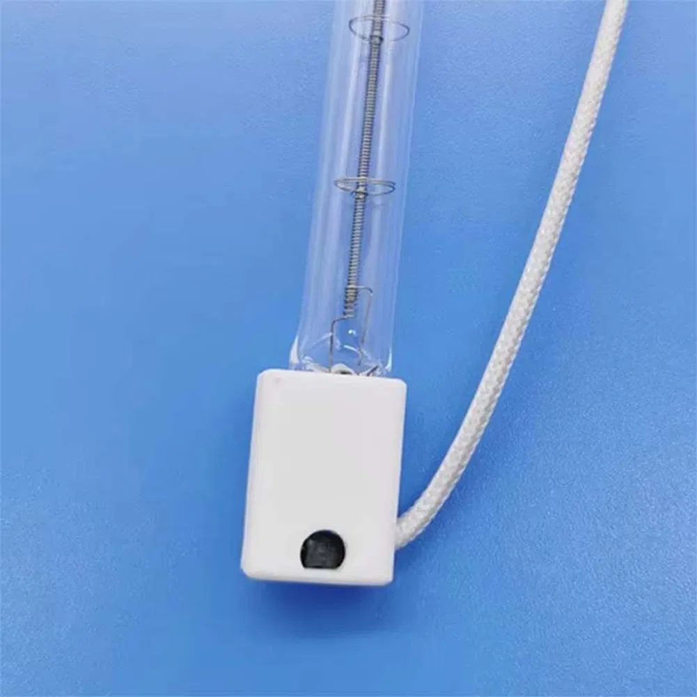 Lâmpada de tubo duplo infravermelho para aquecimento eficiente em custo para linhas de secagem industrial