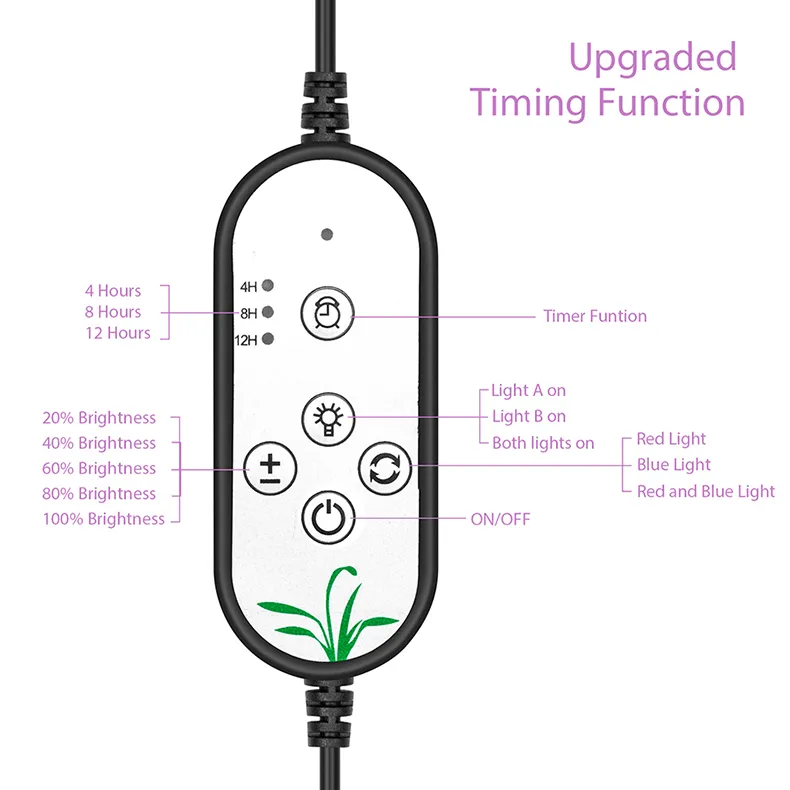 Luz de Crescimento LED 4