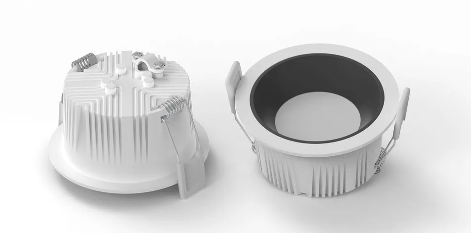 55W Luminária LED embutida de alumínio para uso comercial com CE