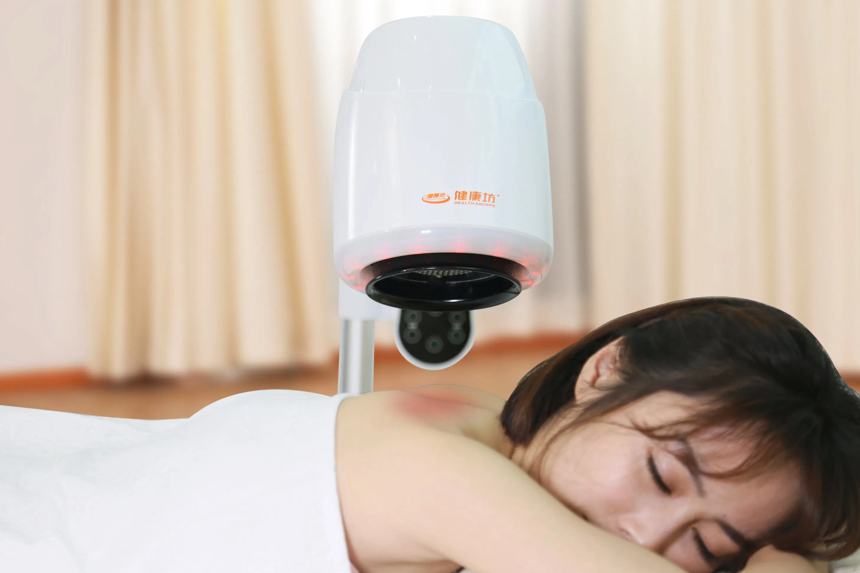 Luz de Terapia para Dor no Corpo e Rosto Ajuste de Altura Livre com Suporte para Aliviar Dor nas Juntas e Dores Musculares Infravermelho