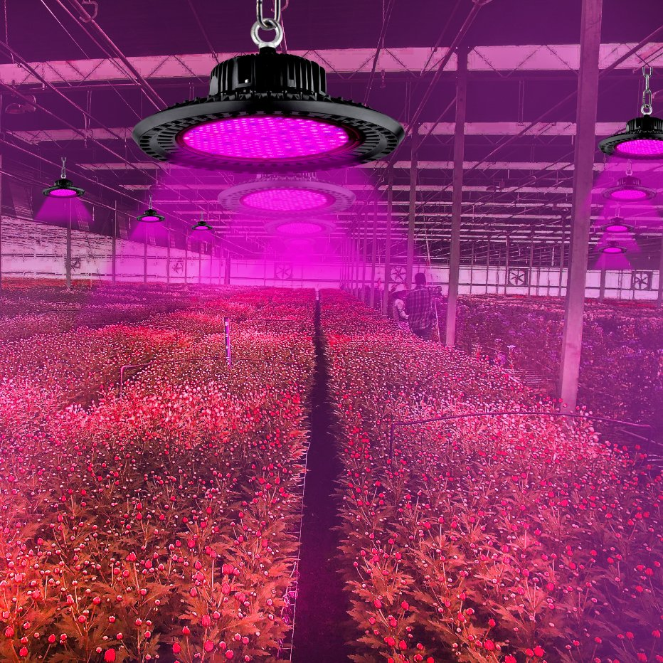 Iluminação LED para Cultivo de Plantas de Espectro Completo com Dimerização