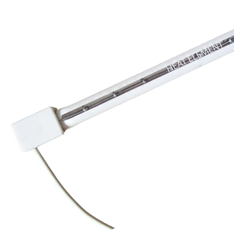 Lâmpada de aquecimento infravermelho de tubo único Quartz de reposição com CE