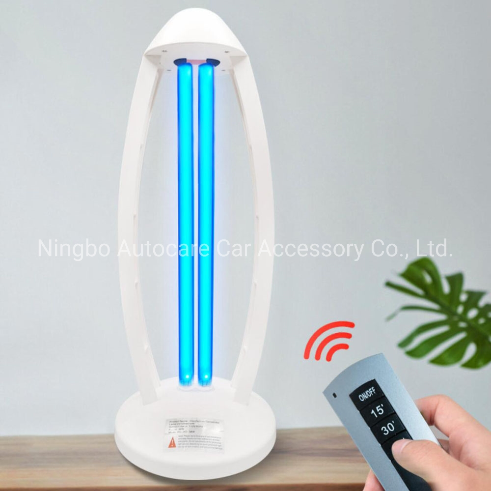Lâmpada de Desinfecção UVC LED Portátil por Atacado Luz de Esterilização com Ozônio Lâmpada Germicida UVC com Temporizador