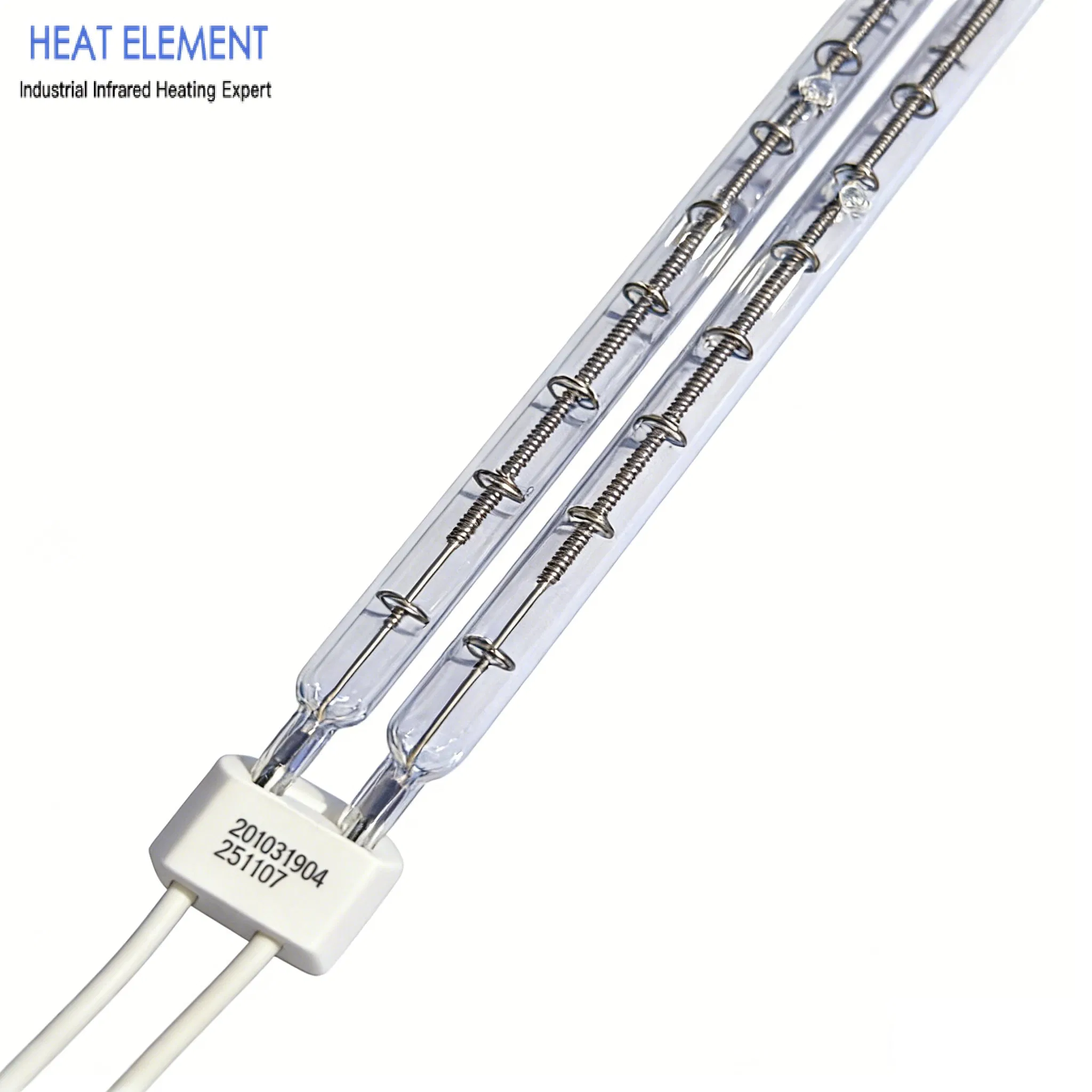 208V 3190W Lâmpada de Aquecimento Infravermelho de Dupla Linha com CE para Semicondutor