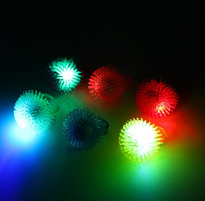Produto de Festa Colorido e Brilhante para Atacado, Anel Luminoso de LED em Material Macio para Concertos