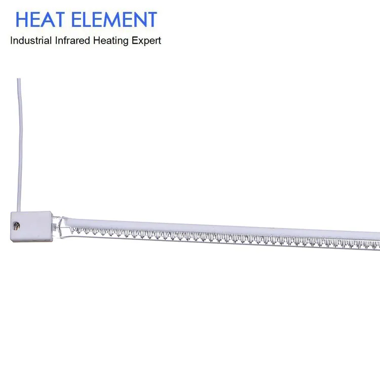 Lâmpada de aquecimento infravermelho de tubo único Quartz de reposição com CE