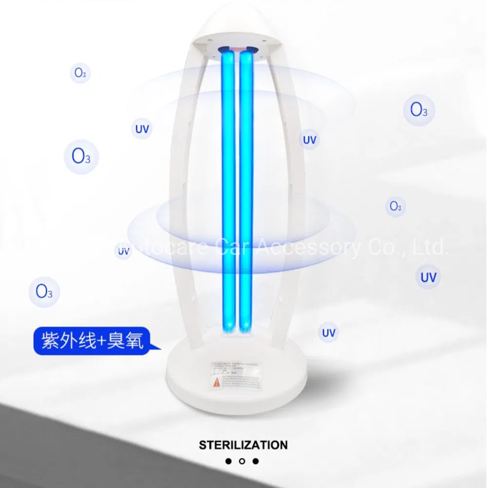 Lâmpada de Desinfecção UVC LED Portátil por Atacado Luz de Esterilização com Ozônio Lâmpada Germicida UVC com Temporizador