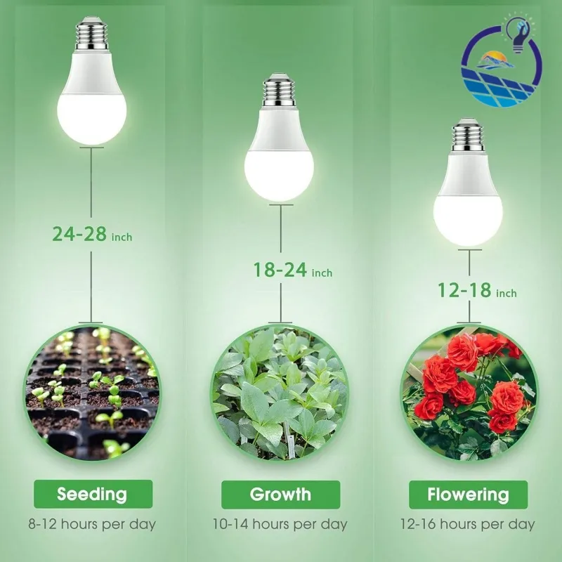 Lâmpada de Cultivo LED A60 3