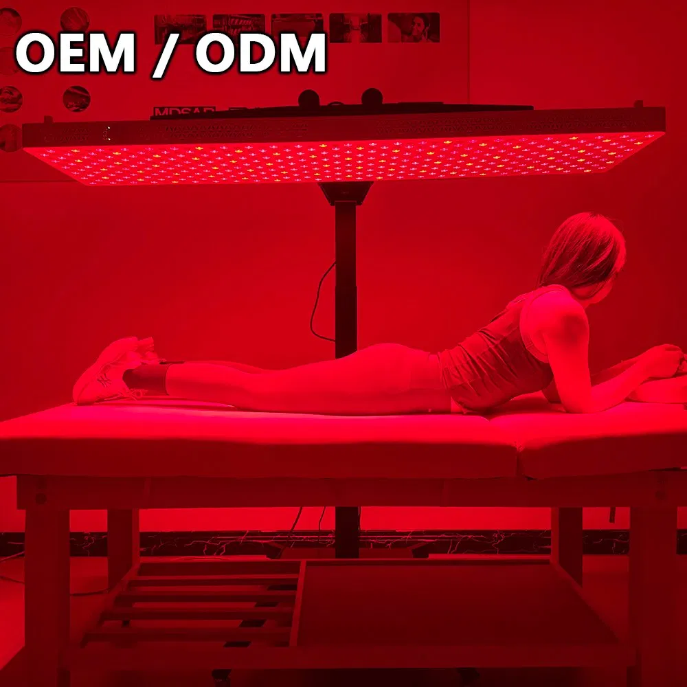 3000W Lâmpada de Terapia com Luz Vermelha com Lente Convexa para Cicatrização do Corpo Inteiro