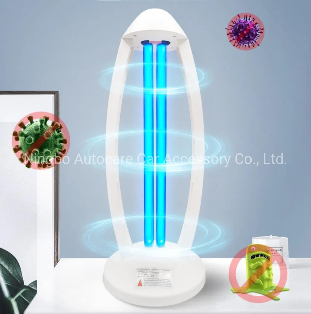Lâmpada de Desinfecção UVC LED Portátil por Atacado Luz de Esterilização com Ozônio Lâmpada Germicida UVC com Temporizador
