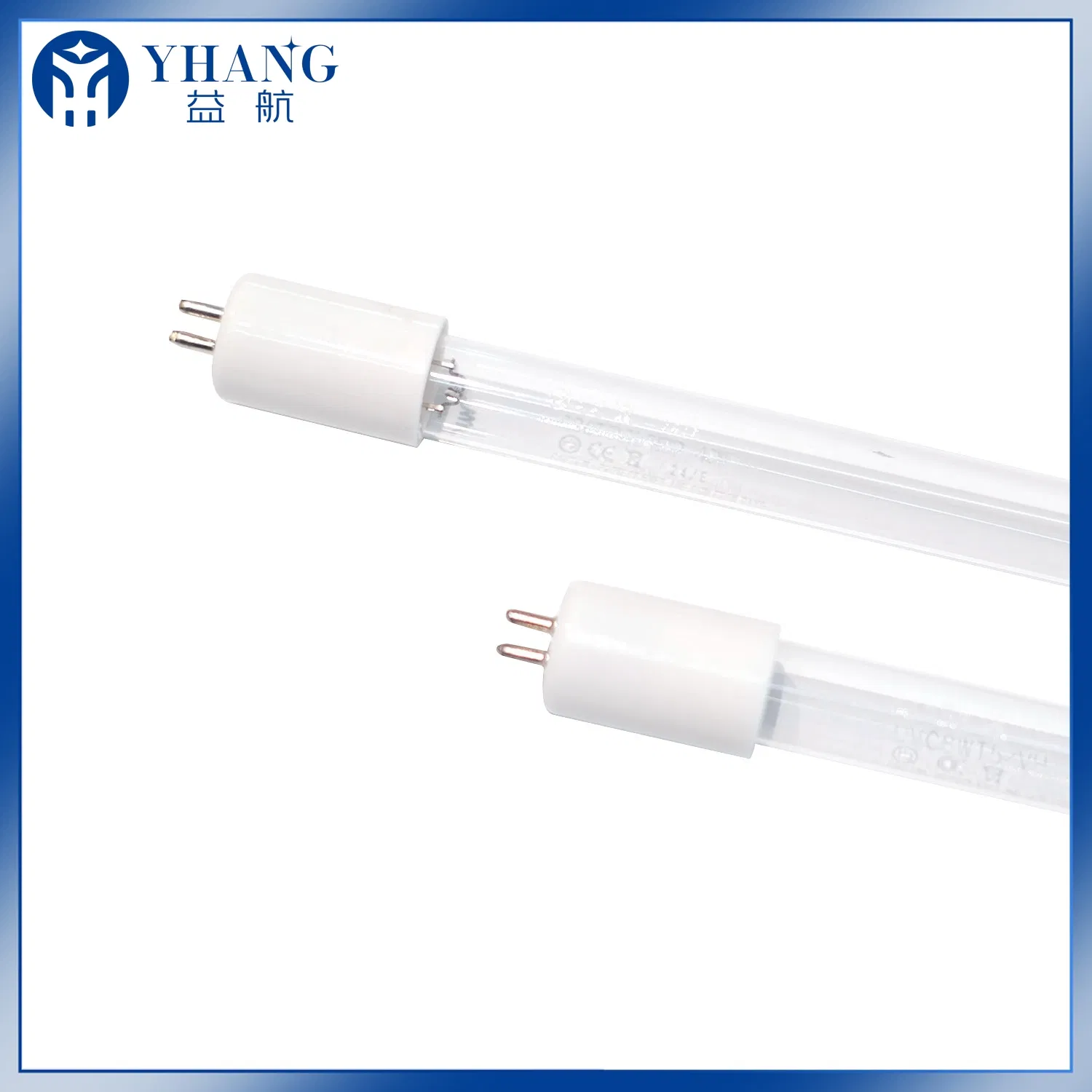 Lâmpada UV de Alta Qualidade 254nm Lâmpadas Germicidas UV UVC Tubo de Vidro Quartzo 18W Lâmpada de Esterilização com Pinos 4