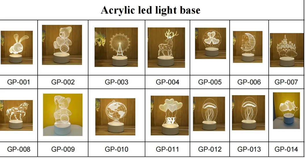 Base de Luz Acrílica 1