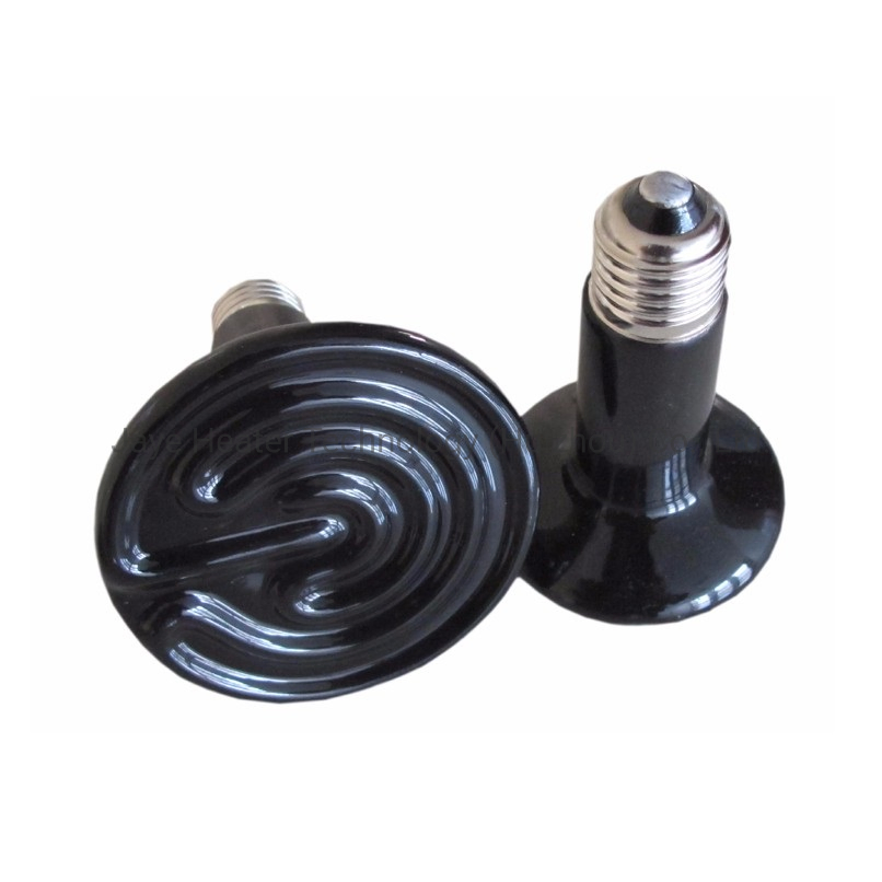 25W-200W Lâmpada de Calor Cerâmica para Aves, Tartarugas, Lagartos e Répteis de Estimação com Luz Infravermelha