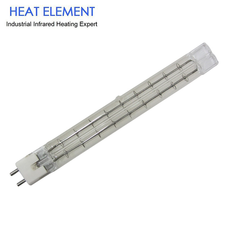 Lâmpada de aquecimento infravermelho de tubo único Quartz de reposição Philips com CE