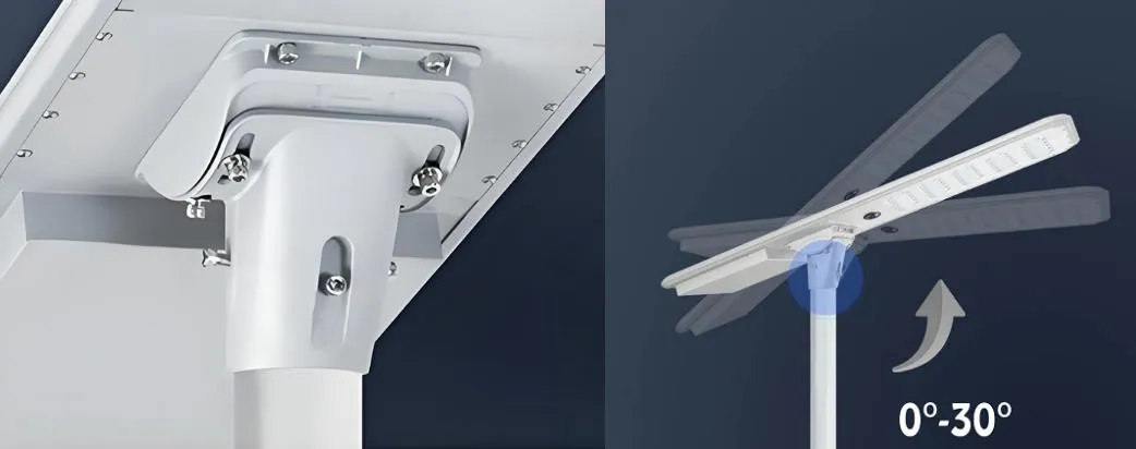 120W Luminária Solar All in One de Alta Potência e Longa Vida Útil para Uso Comercial