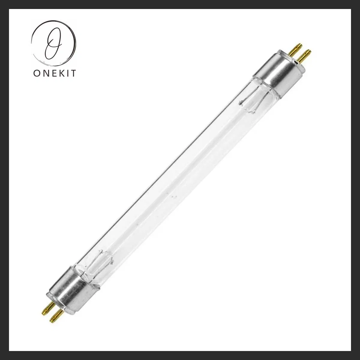 Lâmpada Tubular UV Germicida de Luz Ultravioleta em Vidro Transparente 254nm 185nm T5 T8