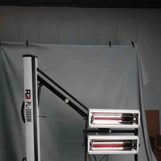 Lâmpada de Secagem Infravermelha Industrial Pl-3000d Lâmpada de Secagem Portátil para Automóveis