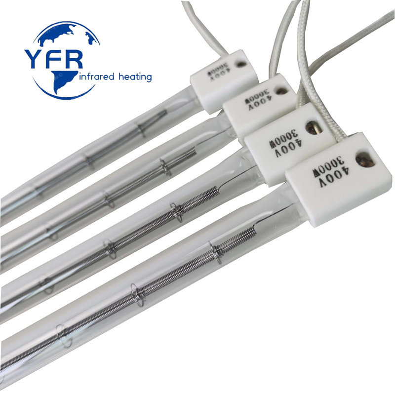Aquecedores Elétricos de Vidro Quartzo Infravermelho Elementos de Lâmpada Tubo Lâmpada Luzes Emissor de Lâmpada Sidel 2500W 3000W para Molde de Sopragem de Garrafa Pet Sidel