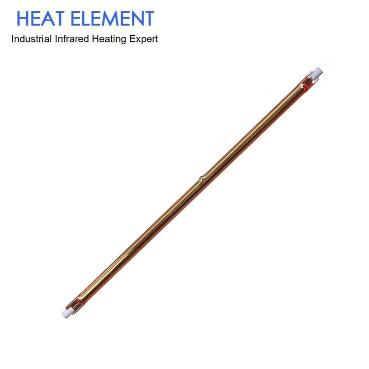 Lâmpada de aquecimento infravermelho de tubo único Quartz de reposição com CE