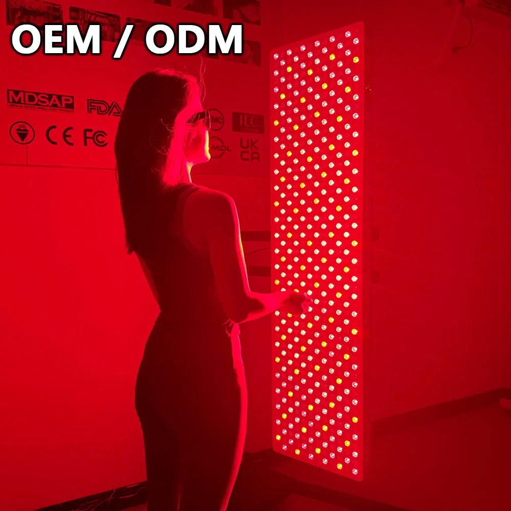 3000W Lâmpada de Terapia com Luz Vermelha com Lente Convexa para Cicatrização do Corpo Inteiro