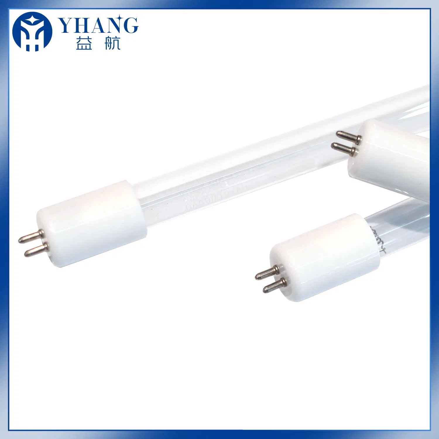 Lâmpada UV de Alta Qualidade 254nm Lâmpadas Germicidas UV UVC Tubo de Vidro Quartzo 18W Lâmpada de Esterilização com Pinos 4