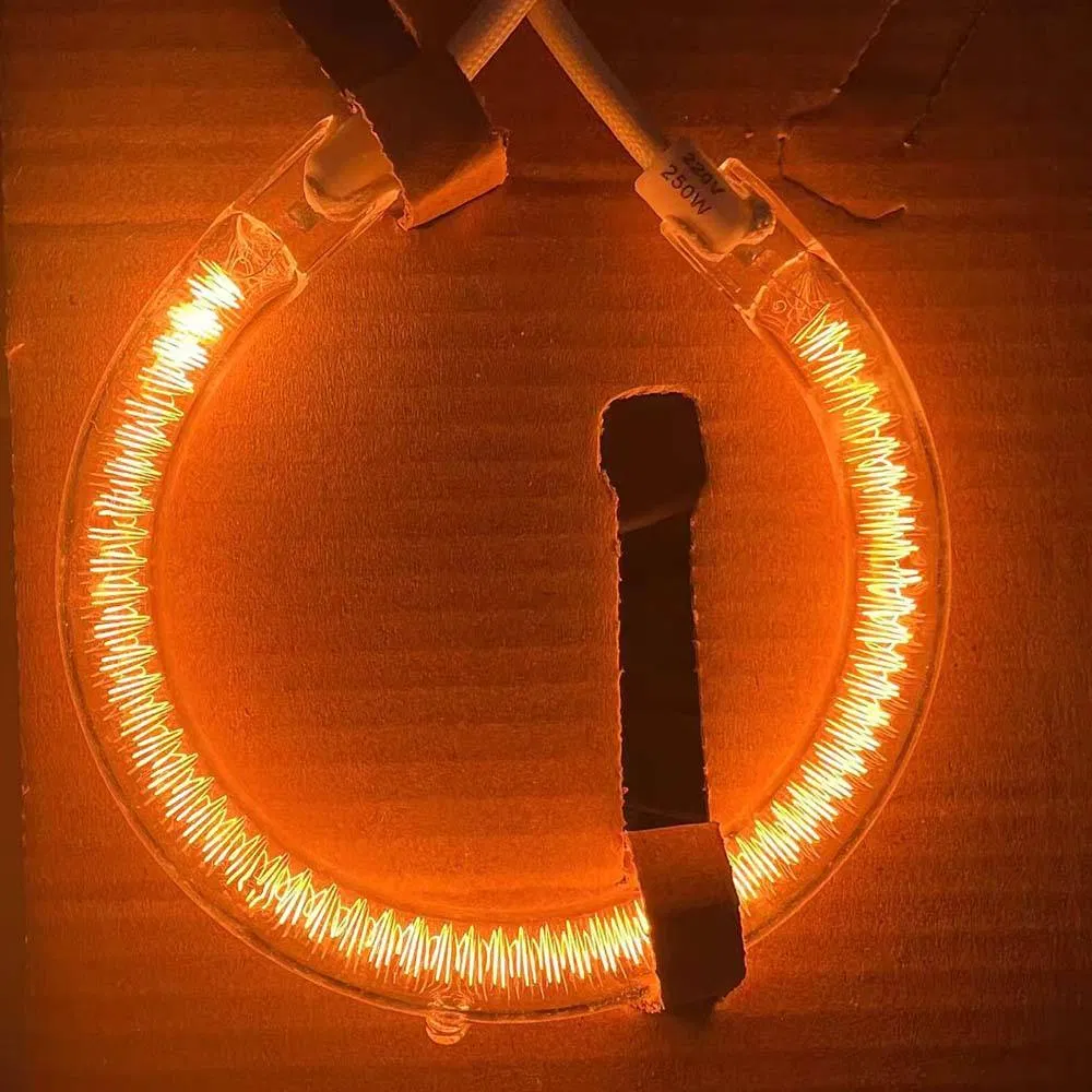 Anel de Aquecimento Halógeno 220V 250W Dispositivo de Terapia Infravermelha Claro
