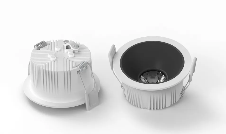 55W Luminária LED embutida de alumínio para uso comercial com CE
