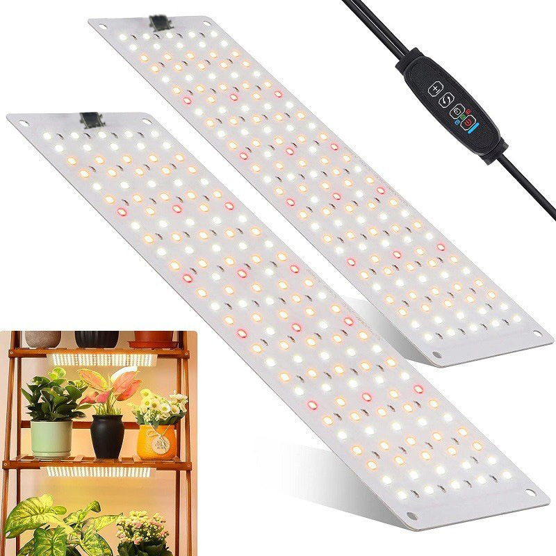 Placa Quântica LED Luz de Crescimento de Espectro Completo para Cultivo Interno Aquário Plantas Crescimento Suculentas Mudas Paisagem Florescimento Emissão Vermelha