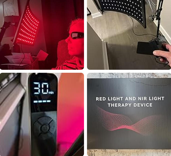 Lâmpada de Terapia com Luz Infravermelha Vermelha com Suporte de Alta Densidade de Luz