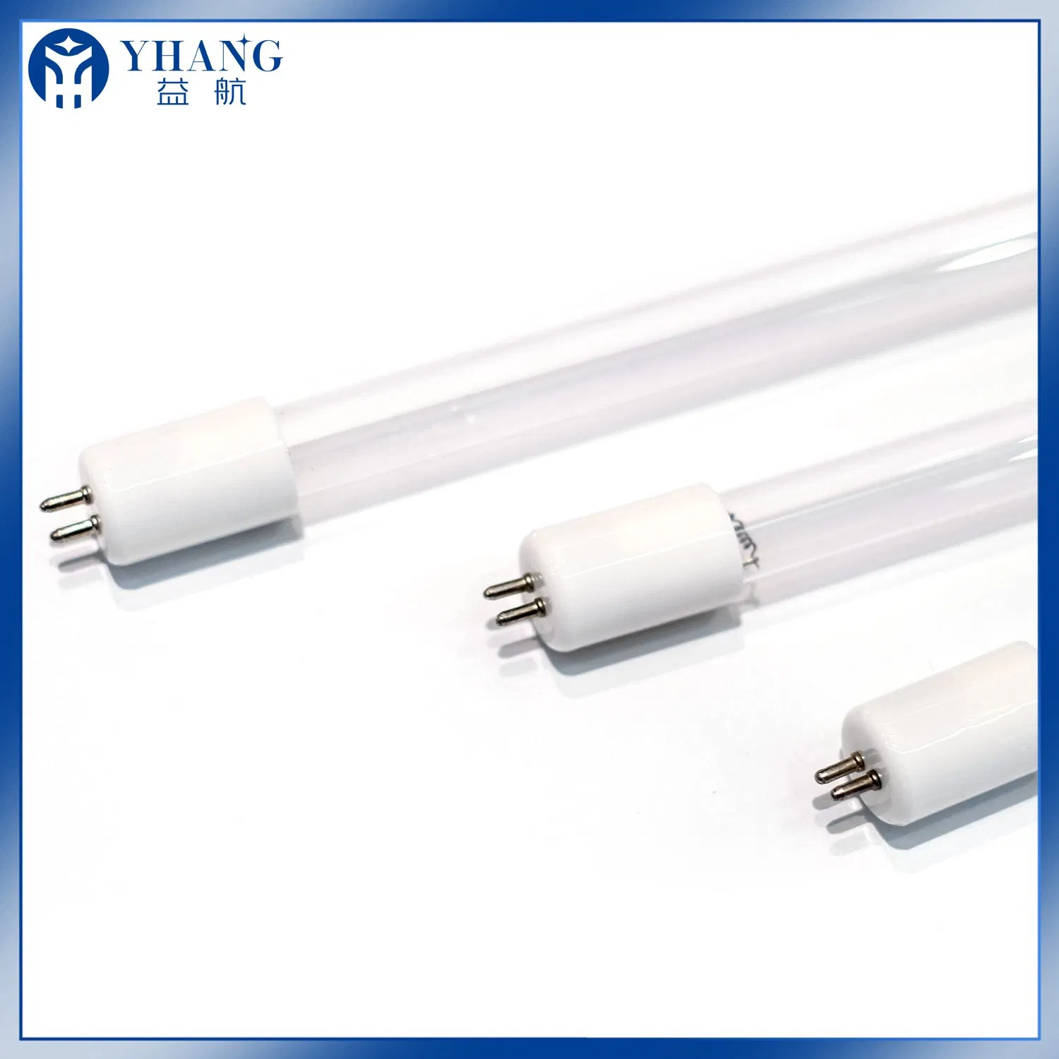 Lâmpada UV de Alta Qualidade 254nm Lâmpadas Germicidas UV UVC Tubo de Vidro Quartzo 18W Lâmpada de Esterilização com Pinos 4