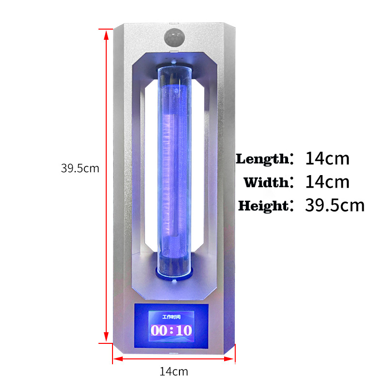 Lâmpada de Mesa Far-UVC Segura para Humanos Sailon 222nm para Esterilização Contínua do Ar e Superfícies