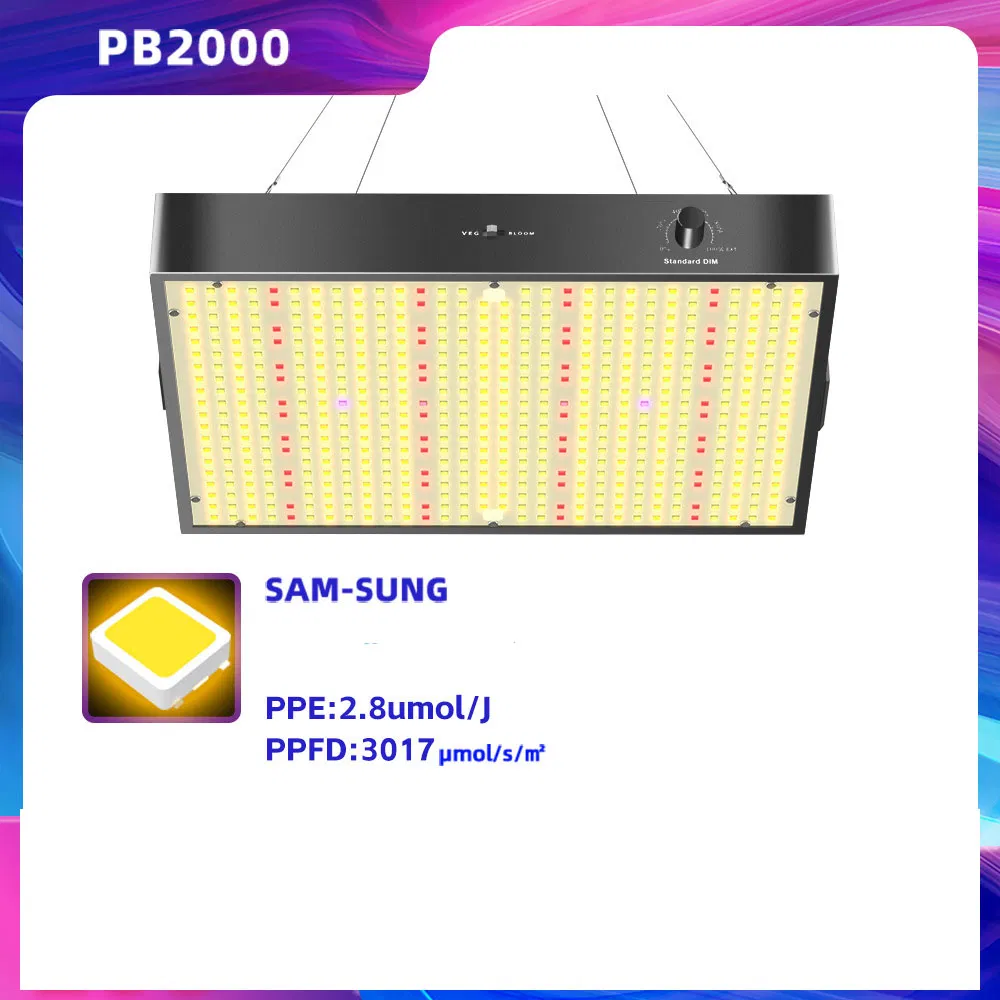 Tp 150W Placa Quântica LED para Cultivo Interno Espectro Completo Suculentas Cactos Alta Emissão de Vermelho IP54 Estufa de Plantas 100W 30W