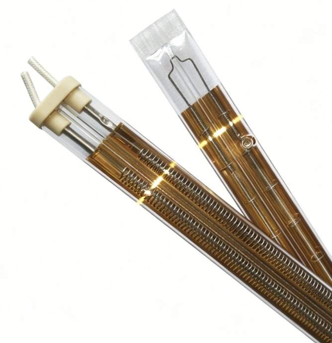 Lâmpadas de Infravermelho Wavegold Quartz para Secagem de Impressão em Forno Industrial