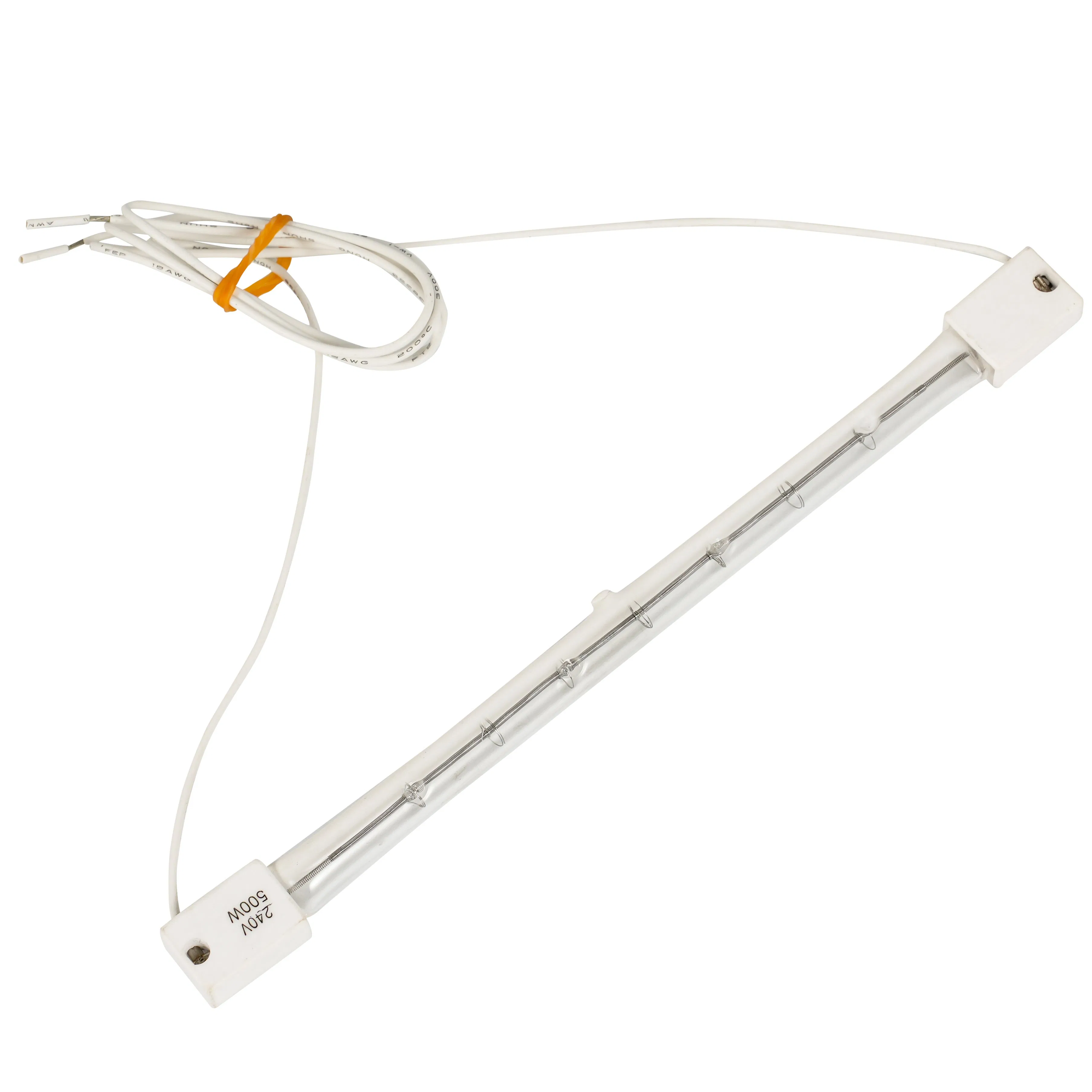 550mm 440V 1000W Lâmpada de Infravermelho de Quartzo Personalizada para Indústrias de Aquecimento