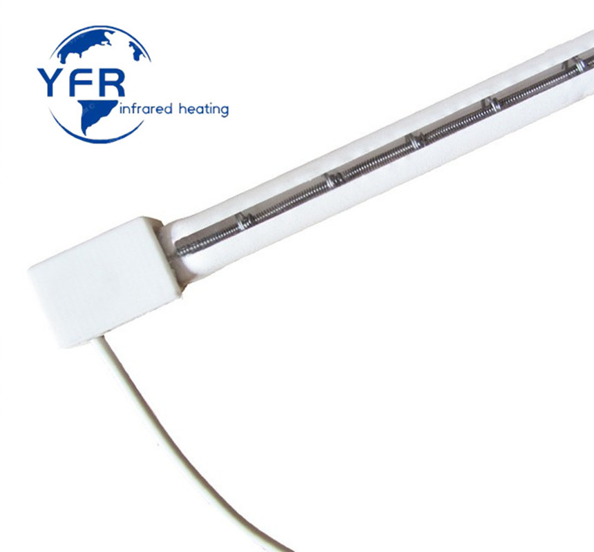 300mm-2000mm Lâmpadas Infravermelhas Refletor Branco Sk15 Lâmpada de Aquecimento Infravermelha de Tubo Halógeno de Quartzo Emissor de Luz Calor Lâmpada de Aquecimento Infravermelho de Onda Curta para Aquecimento