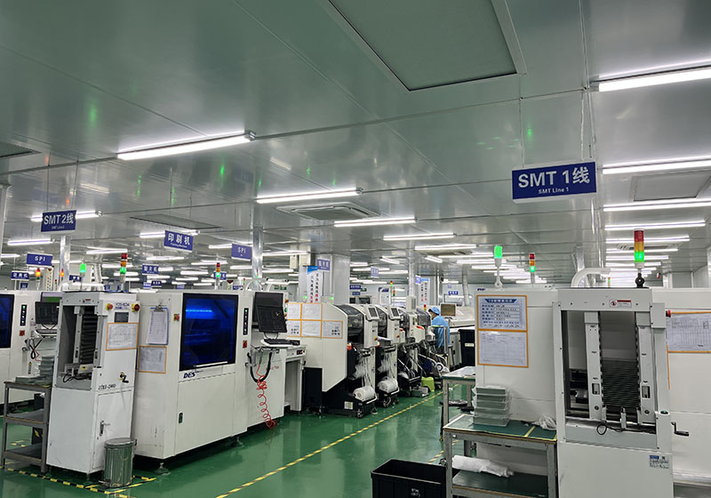 STHL SMT PCB assembly line - BGA QFN component placement and soldering