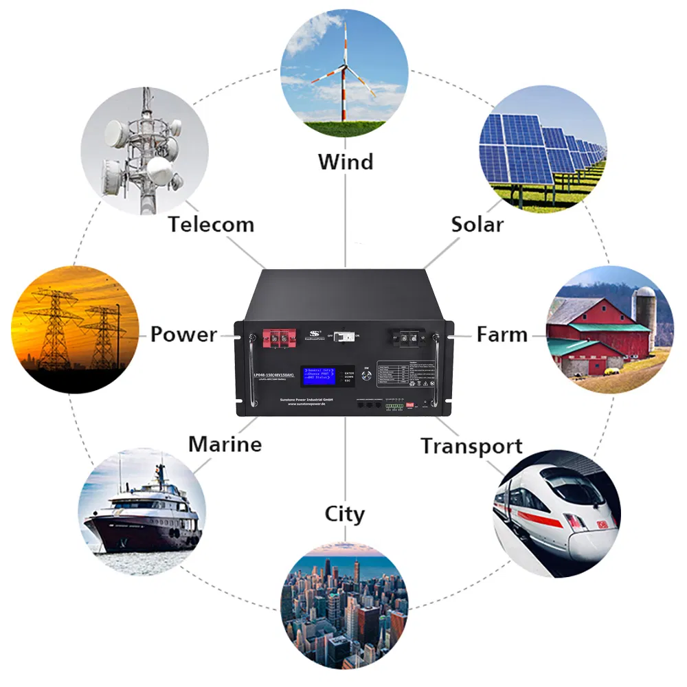 بطاريات الليثيوم 10kwh 48V200ah LiFePO4 حزمة بطارية تخزين الطاقة الشمسية