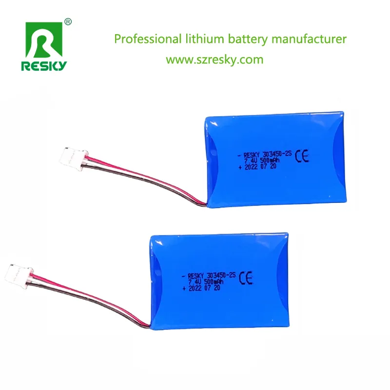 بطارية ليثيوم أيون بوليمر قابلة لإعادة الشحن 553450 1100mAh 4.08wh