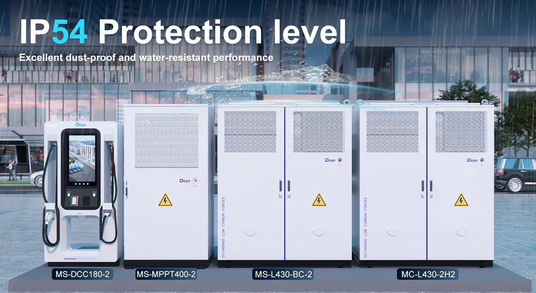 Mc-L430-2h2 نظام تبريد سائل 200kwh بطارية ليثيوم شمسية لتخزين الطاقة التجارية والصناعية