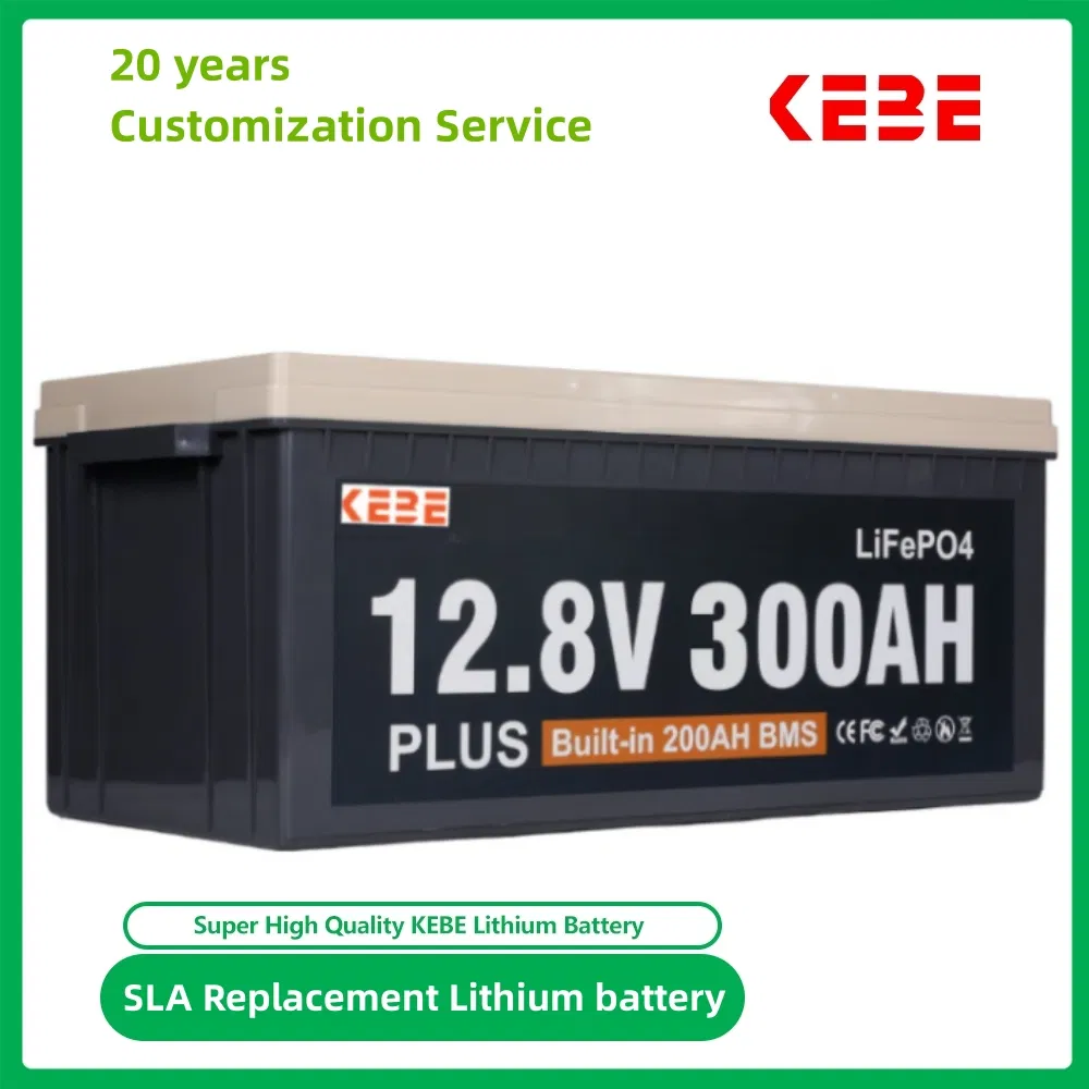 12.8V 300ah بطارية ليثيوم صغيرة الحجم مقاومة للماء للطاقة لمركبات الترفيهية والقوارب وأدوات جولف