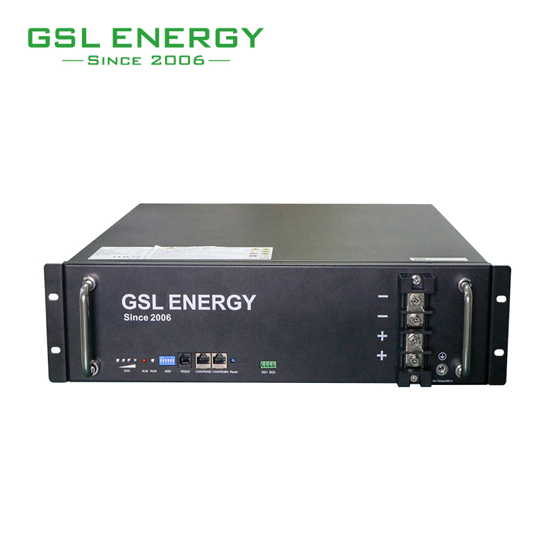 سعر مصنع جي إس إل للطاقة 5g نظام احتياطي بطارية تيليكوم LiFePO4 48V 100ah 3u 5kwh حزمة بطارية ليثيوم للسيارات الكهربائية