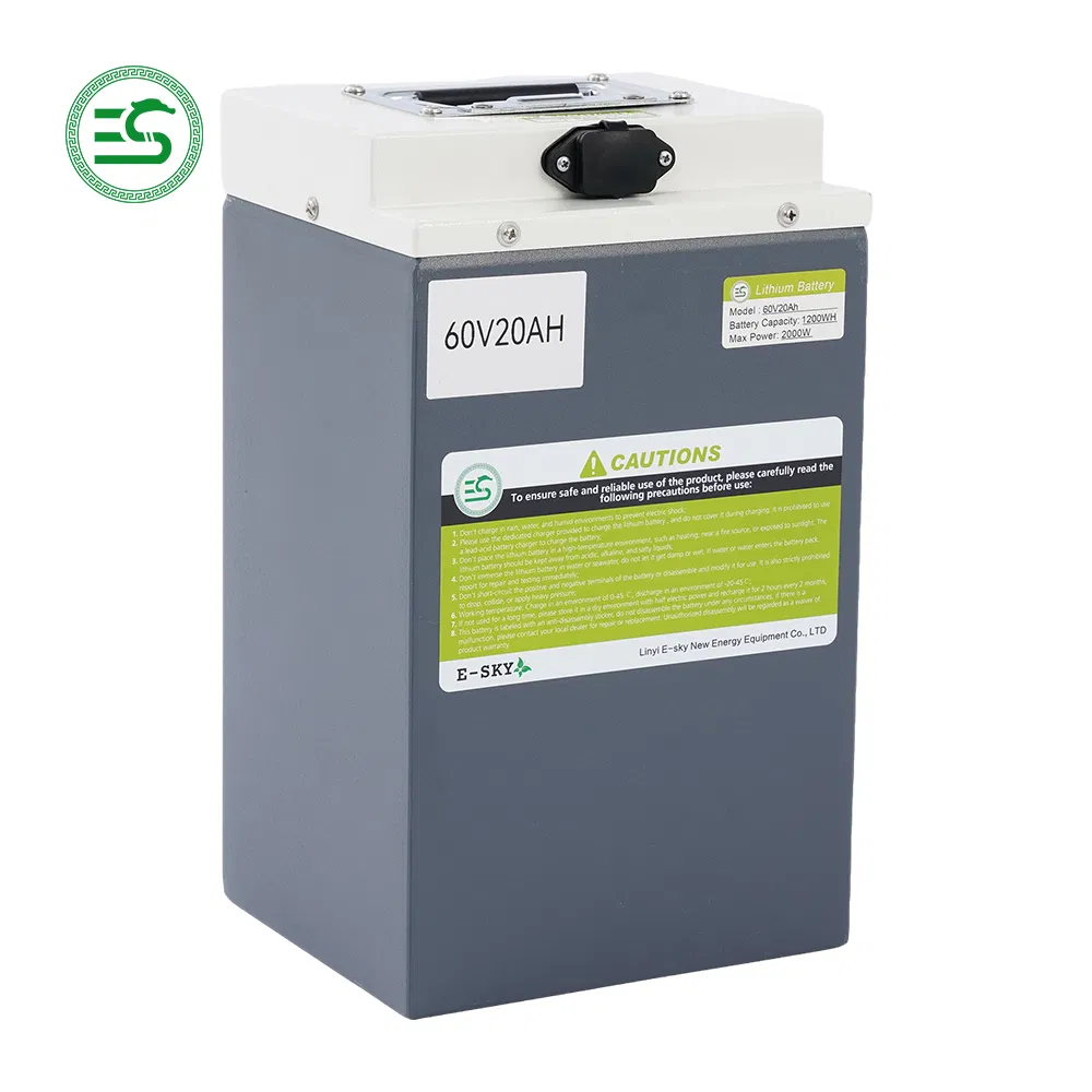 60V20ah-U بطارية ليثيوم لدراجة كهربائية بطارية دراجة نارية مصنع صيني شهادة Un38.3